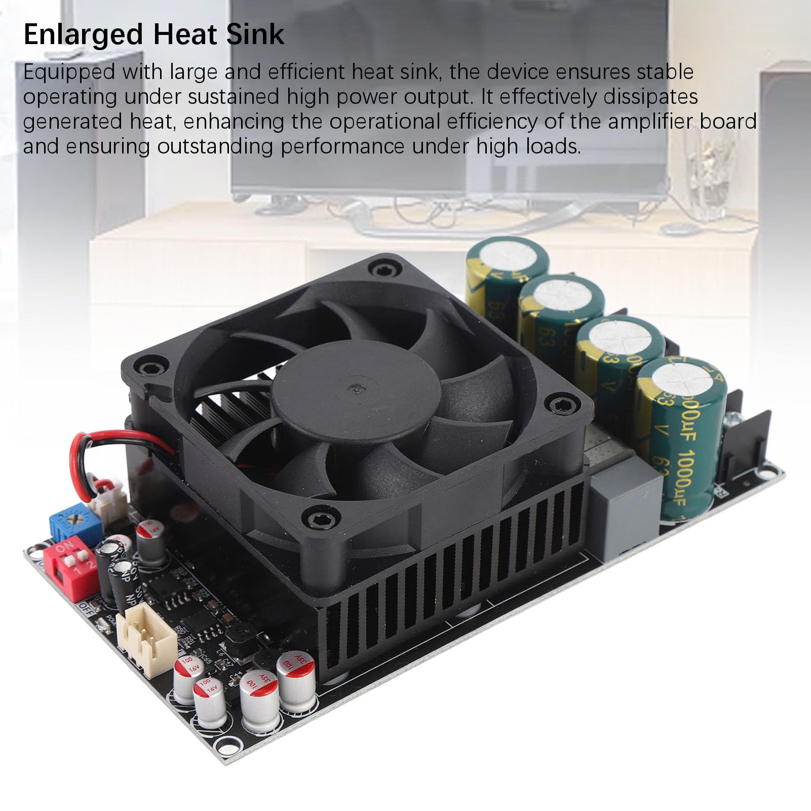 Placa de Amplificador ZK-3002, 300W+300W Digital Amplifier Board